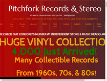 Tablet Screenshot of pitchforkrecordsconcord.com